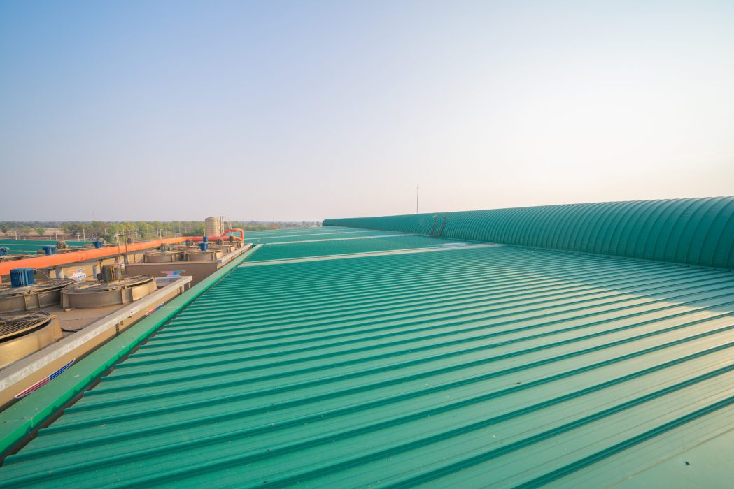 Commercial metal roof